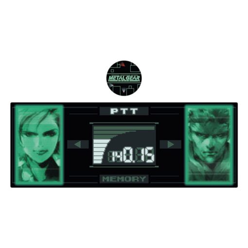 Metal Gear Solid Desk Pad & Sottobicchiere Set Solid Snake X Raiden Edizione Limitata Fanattik