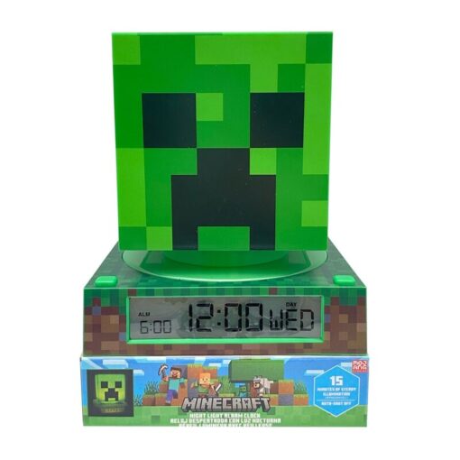 Minecraft 3d Lampada Con Sveglia Bambino Licensing