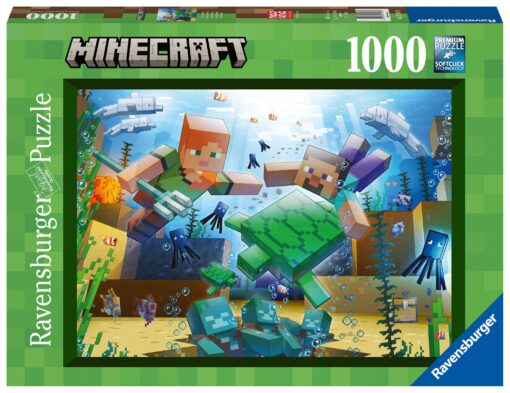 Minecraft Jigsaw Puzzle Minecraft Mosaic (1000 Pezzi) Ravensburger