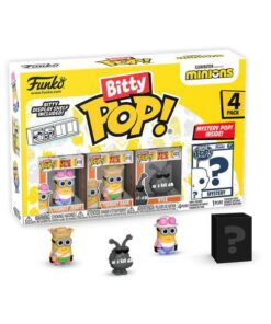 Minions Bitty Pop! Vinile Figura 4-pack Young Gru 2