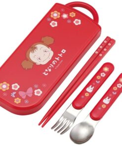 My Neighbor Totoro Bacchette Cinesi & Spoon & Fork Set Mei Red Skater