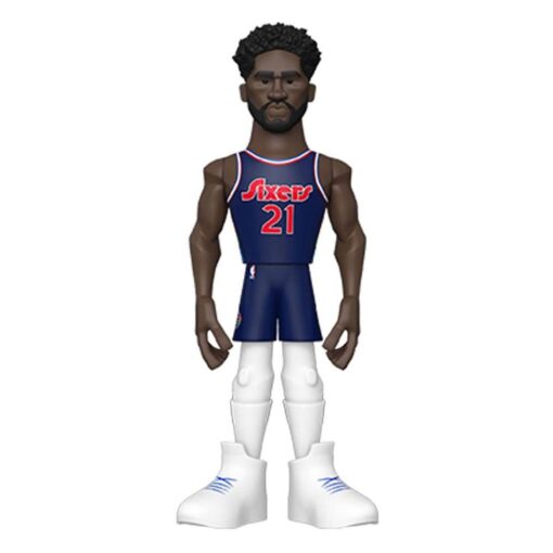 Nba: Sixers Vinil Gold Figura Joel Embiid 13 Cm Chase Funko