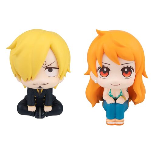 One Piece Look Up Pvc Statuan Nami & Sanji 11 Cm (with Regalo) Megahouse