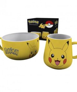 Pokemon - Set Colazione Tazza + Ciotola - Pikachu