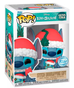 Pop Figura Disney Lilo & Stitch - Stitch Unwrapping Regalo Funko