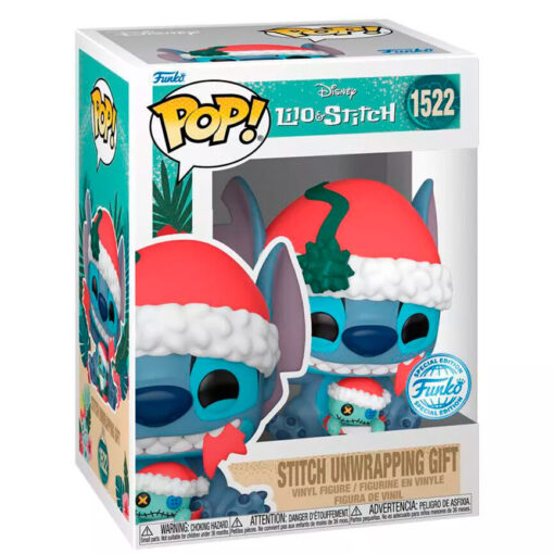 Pop Figura Disney Lilo & Stitch - Stitch Unwrapping Regalo Funko