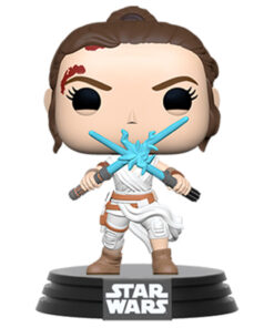 Pop Figura Star Wars The Rise Of Skywalker Rey Con Light Sabers Funko