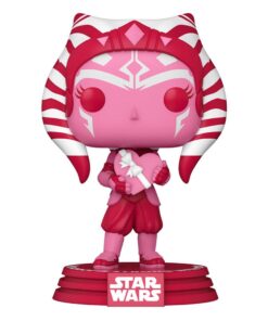 Star Wars Valentines Pop! Star Wars Vinile Figura Ahsoka 9 Cm Funko