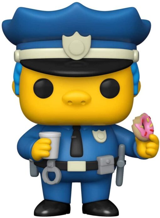 The Simpsons Funko POP Animazione Vinile Figura Sceriffo Wiggum 9 cm