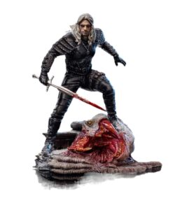 The Witcher Bds Art Scale Statua 1/10 Geralt Of Riva 33 Cm Iron Studios