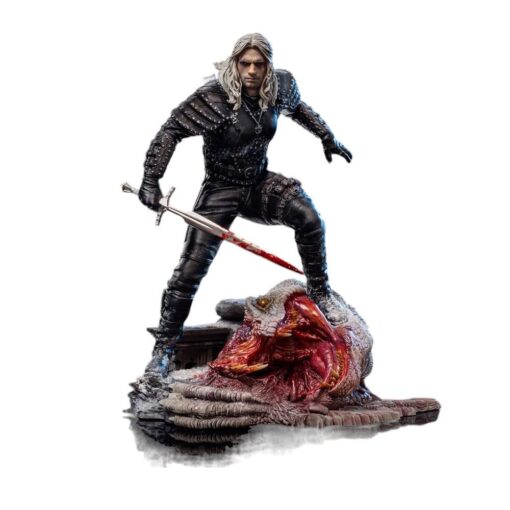 The Witcher Bds Art Scale Statua 1/10 Geralt Of Riva 33 Cm Iron Studios