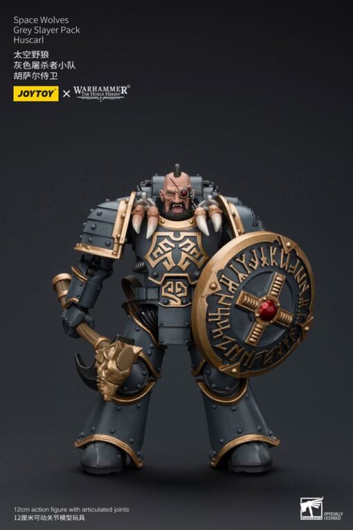 Warhammer The Horus Heresy Action Figura 1/18 Space Wolves Grey Slayer Pack Huscarl 12 Cm Joy Toy (cn)