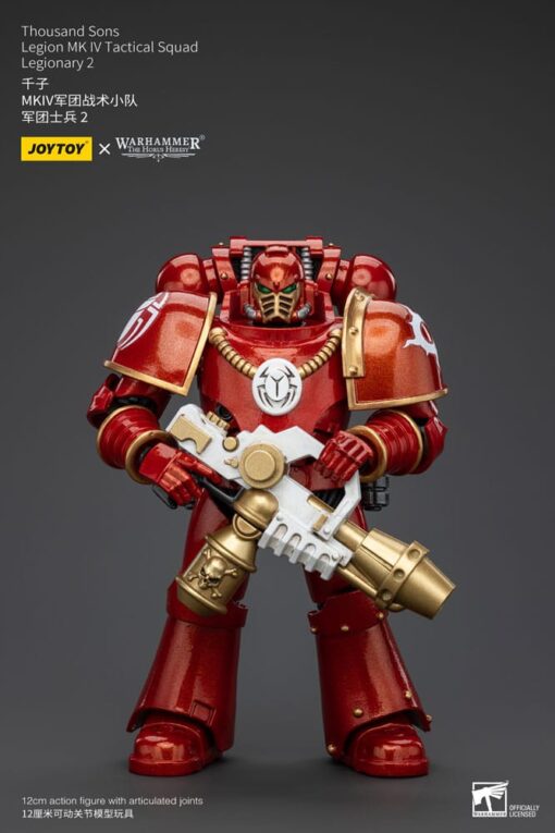 Warhammer The Horus Heresy Action Figura 1/18 Thousand Sons Legion Mk Iv Tactical Squad Legionary 2 12 Cm Joy Toy (cn)