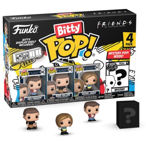 Blister 4 figuras Bitty POP Friends Joey Funko