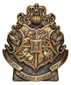 Harry Potter Salvadanaio Hogwarts Crest Con Figure Int.
