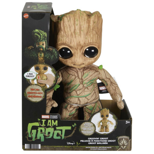Marvel Groot Bailon Peluche Bambola 28cm Mattel