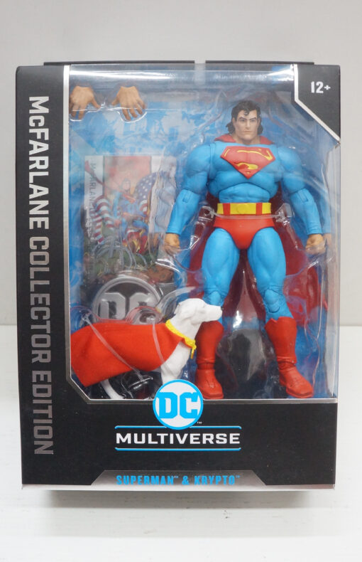 MULTIVERSE SUPERMAN & KRYPTO MULTIVERSO EDITION DC COMICS SUPERMAN - FIGURES (Spedito in 24 ore) - immagine 2