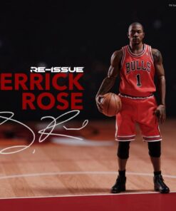 Nba Collection Real Masterpiece Action Figura 1/6 Derrick Rose Limited Retro Edition 30 Cm Enterbay