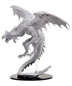 Pathfinder Battles Deep Cuts Unpainted Miniatures Gargantuan White Dragon Wizkids