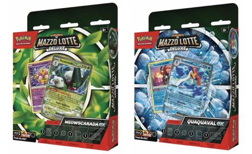 Pokémon TCG Mazzo Lotte Deluxe Meowscadata Ex e Quauaval Ex (ITA)