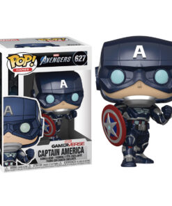 Pop Figura Marvel Avengers Game Captain America Stark Tech Suit Funko