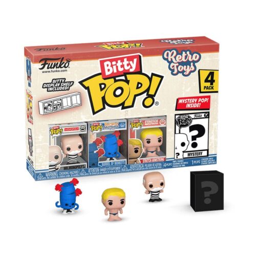 Retro Toys Bitty Pop! Vinile Figura 4-pack Mr. Monopoly 2