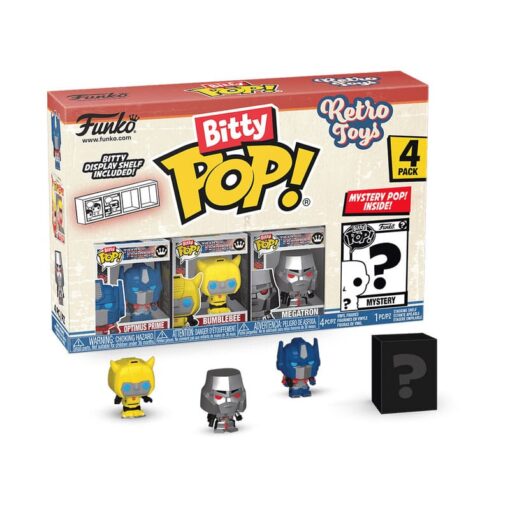 Retro Toys Bitty Pop! Vinile Figura 4-pack Transformers 2