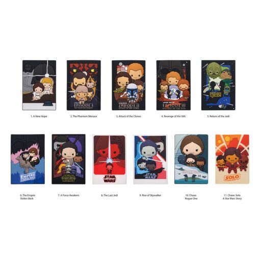 Star Wars 3d Pvc Bag Clips Posters Series 7  Con Figure Int.