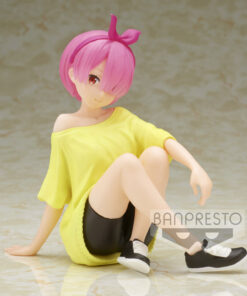 Starting Life In Another World Re:zero Relax Time Ram Training Syle Figura 14cm Banpresto