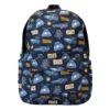 Universal By Loungefly Full-size Nylon Zaino Ritorno Al Futuro 40th Anniversary Loungefly