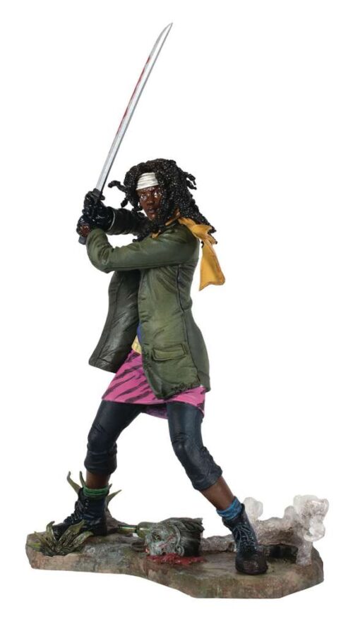 Walking Dead Gallery Michonne Pvc Statua Statua Diamond Select
