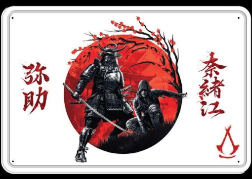 ASSASSINS CREED SHADOWSMETAL SIGN BLOSS Poster Devplus