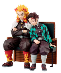 Demon Slayer Kimetsu No Yaiba Tanjiro Kamado & Kyojuro Rengoku Locus Ichibansho Figura 15cm Banpresto