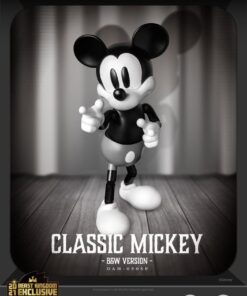Disney Classic Dynamic 8ction Heroes Action Figura 1/9 Mickey Classic Version B&w Version 21 Cm Beast Kingdom Toys