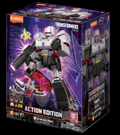 Transformers Blokees Plastica Model Kit Action Edition 02 G1 Megatron Blokees