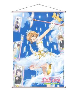 Cardcaptor Sakura Clear Card Wallscroll Sakura Kinomoto 60 X 90 Cm Sakami Merchandise
