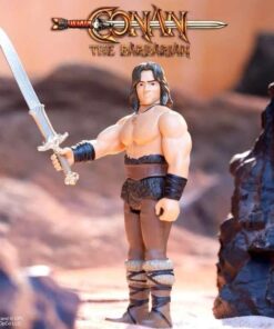 Conan Barbarian Action Figura Reaction Conan Risorto 10 Cm Super 7