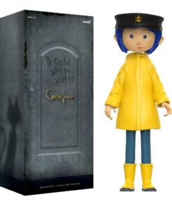 Coraline Supersize Vinile Action Figura Coraline Con Cappello 40 Cm Super7