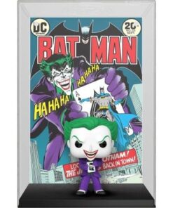Dc Comics Pop! Comic Cover Figura Vinile Joker Back In Town 9 Cm Funko Scatola Rovinata