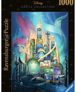 Disney Castle Collection Jigsaw Puzzle Ariel (the Little Mermaid) (1000 Pezzi) Ravensburger