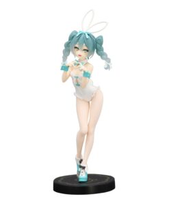 Hatsune Miku Bicute Bunnies Pvc Statua Miku Rurudo White Color Ver. 27 Cm Furyu