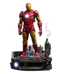 Marvel Deluxe Art Scale Statua 1/10 Iron Man Unleashed 23 Cm Iron Studios