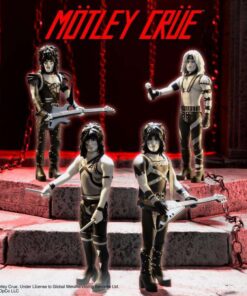 Motley Crue React Nikki Sixx Shout Bw Af Action Figura Super 7