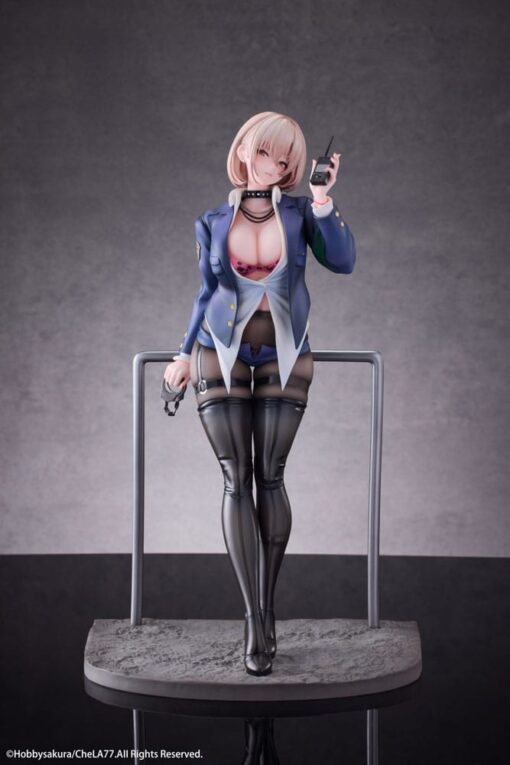 Original Illustrationpvc Statua 1/6 Naughty Police Woman Illustration By Chela77 27 Cm Hobby Sakura