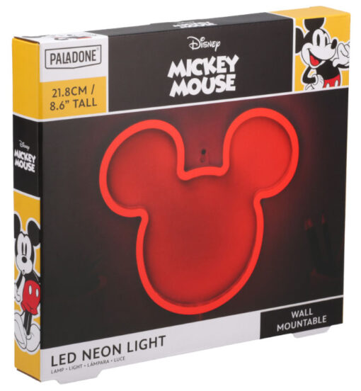 PALADONE LAMPADA NEON DA MURO MICKEY MOUSE DISNEY - LAMPADE