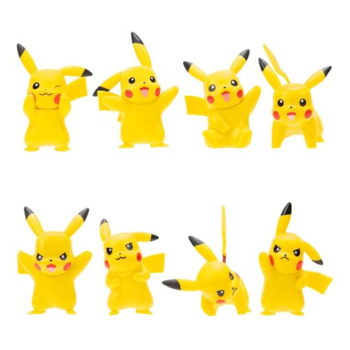 Pokémon Battle Feature Vinile Figures 8 Pack Pikachu 5 Cm Jazwares