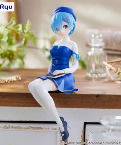 Re:zero Starting Life In Another World Noodle Stopper Pvc Statua Rem Book Girl Ver. 15 Cm Furyu