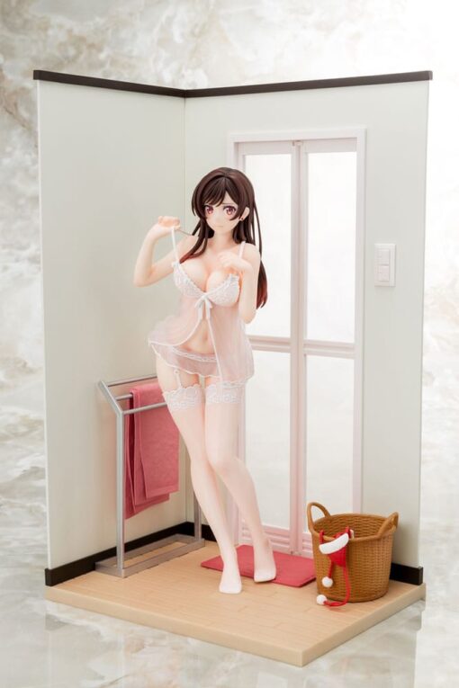 Rent-a-girlfriend Pvc Statua 1/6 Chizuru Mizuhara See-through Lingerie Figura Angel White Ver. 23 Cm Hakoiri Musume Inc.