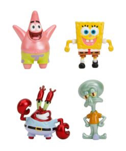 Spongebob Squarepants Nano Metalfigs Diecast Mini Figures 4-Pack Wave 1 4 Cm Jada Toys