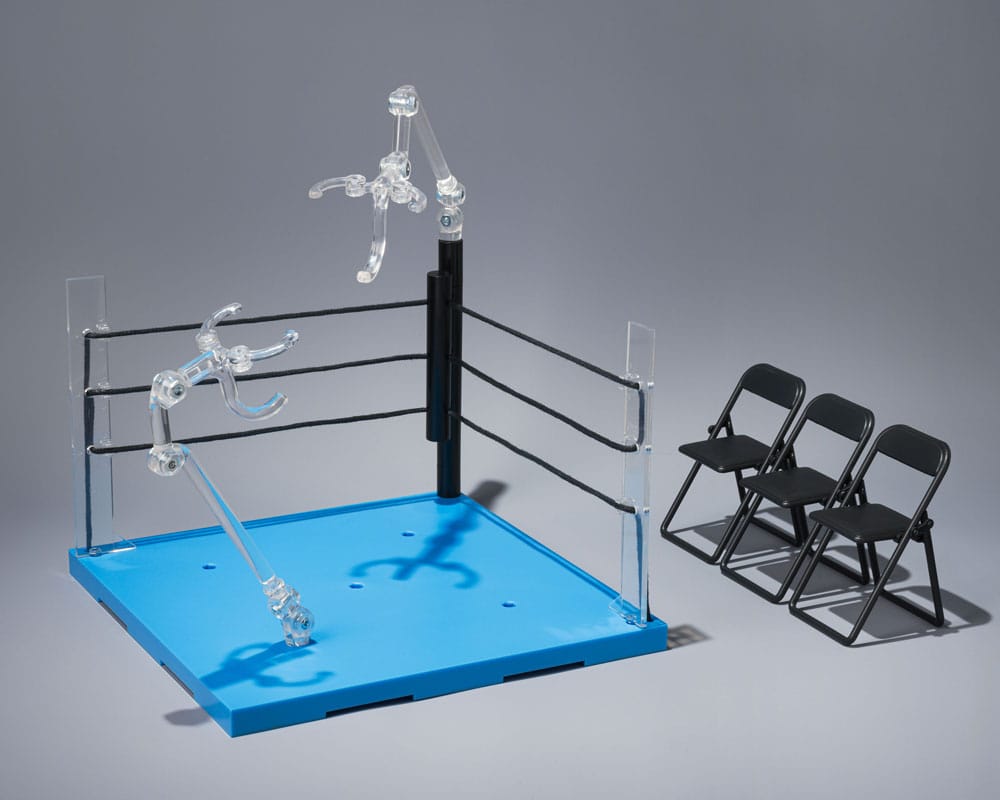 Tamashii Stage Action Figura Accessory Act Ring Corner & Folding Chair Set Neutral Ver. Bandai Tamashii Nations
